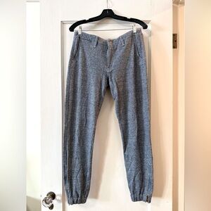 MOTHER | The Misfit Isle of Sky Cotton Jogger Pants 28 Ankle Zip